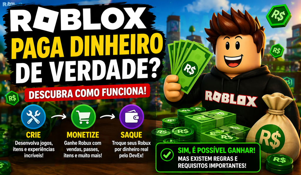 Roblox paga dinheiro de verdade
